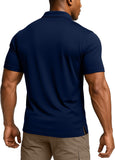 Polo Shirt Short Sleeves Quick Dry Performance Tactical Pique Jersey Golf Shirt