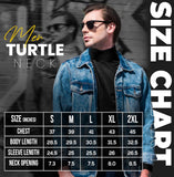 Hi Neck Cotton Blend Interlock Long Sleeves T-Shirt