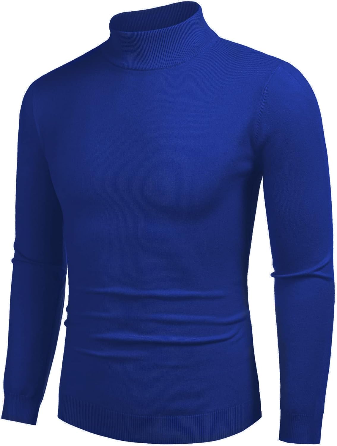 Mock Turtleneck Slim Fit Pullover Sweater Casual Basic Knitted Thermal Sweaters