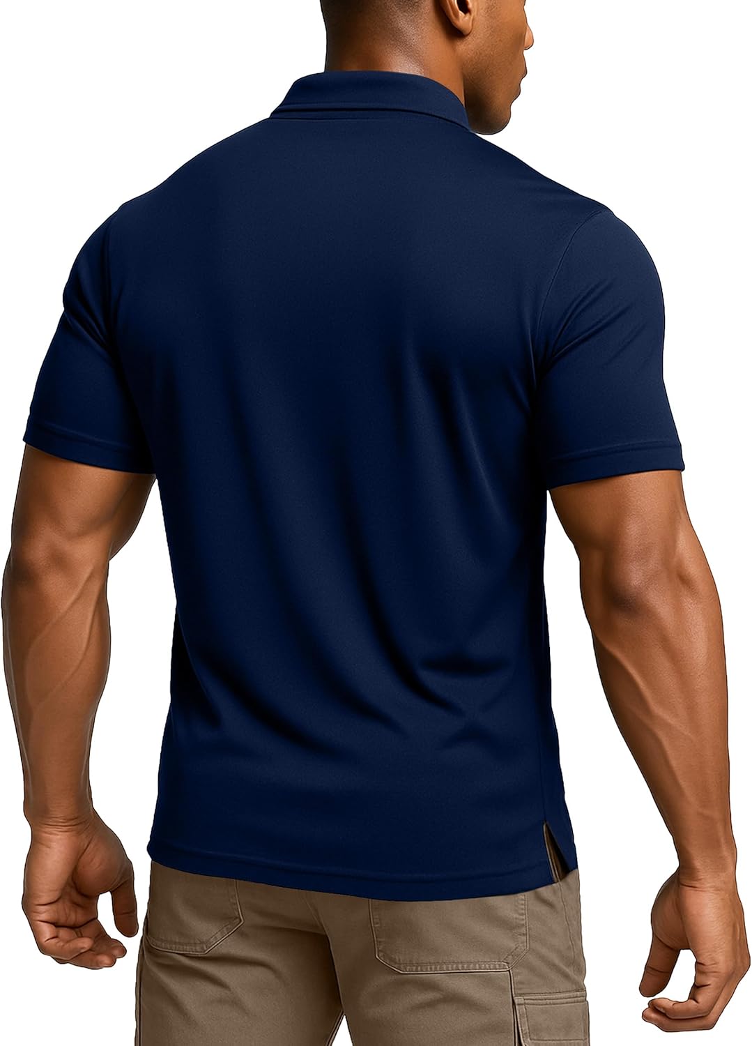 Polo Shirt Short Sleeves Quick Dry Performance Tactical Pique Jersey Golf Shirt
