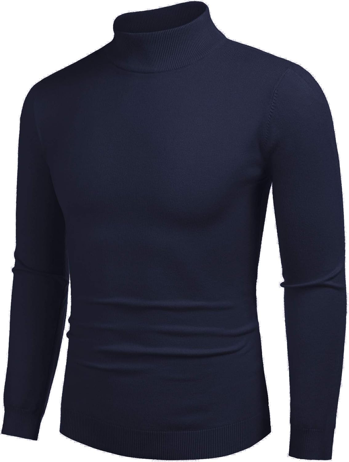 Mock Turtleneck Slim Fit Pullover Sweater Casual Basic Knitted Thermal Sweaters