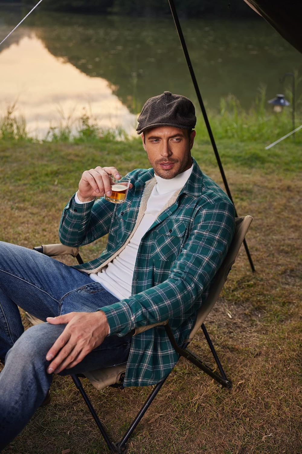 Mock Turtleneck Slim Fit Pullover Sweater Casual Basic Knitted Thermal Sweaters