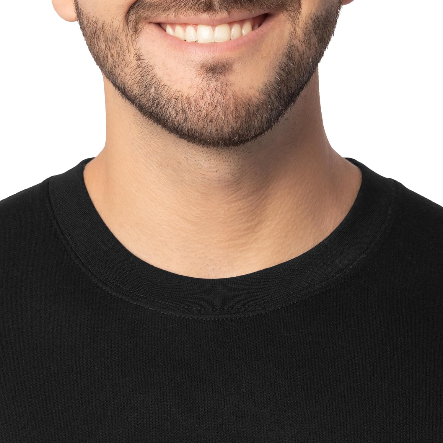 Fleece Crewneck Sweatshirt Thick Loose fit Soft Basic Pullover Sweatshirt