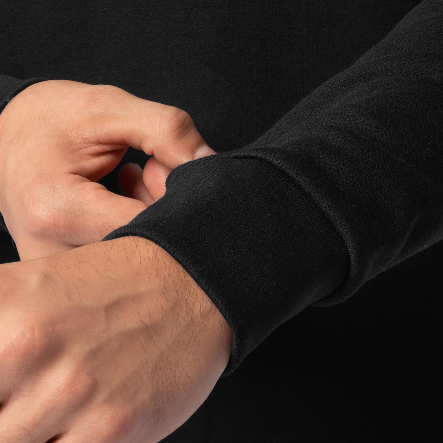 Fleece Crewneck Sweatshirt Thick Loose fit Soft Basic Pullover Sweatshirt