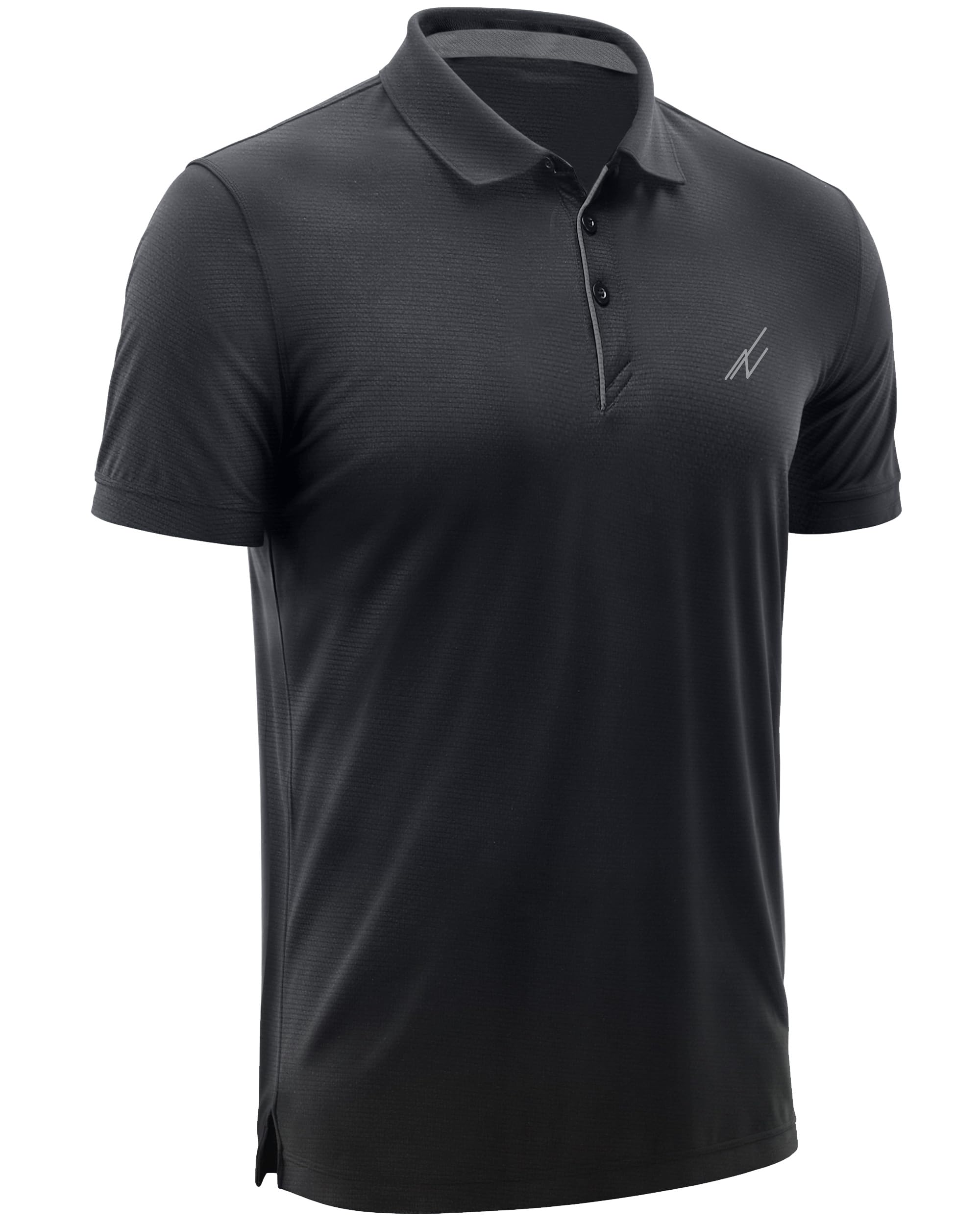 Golf Polo Shirt Regular Fit Moisture Wicking Quick Dry Performance Short Sleeves Polo