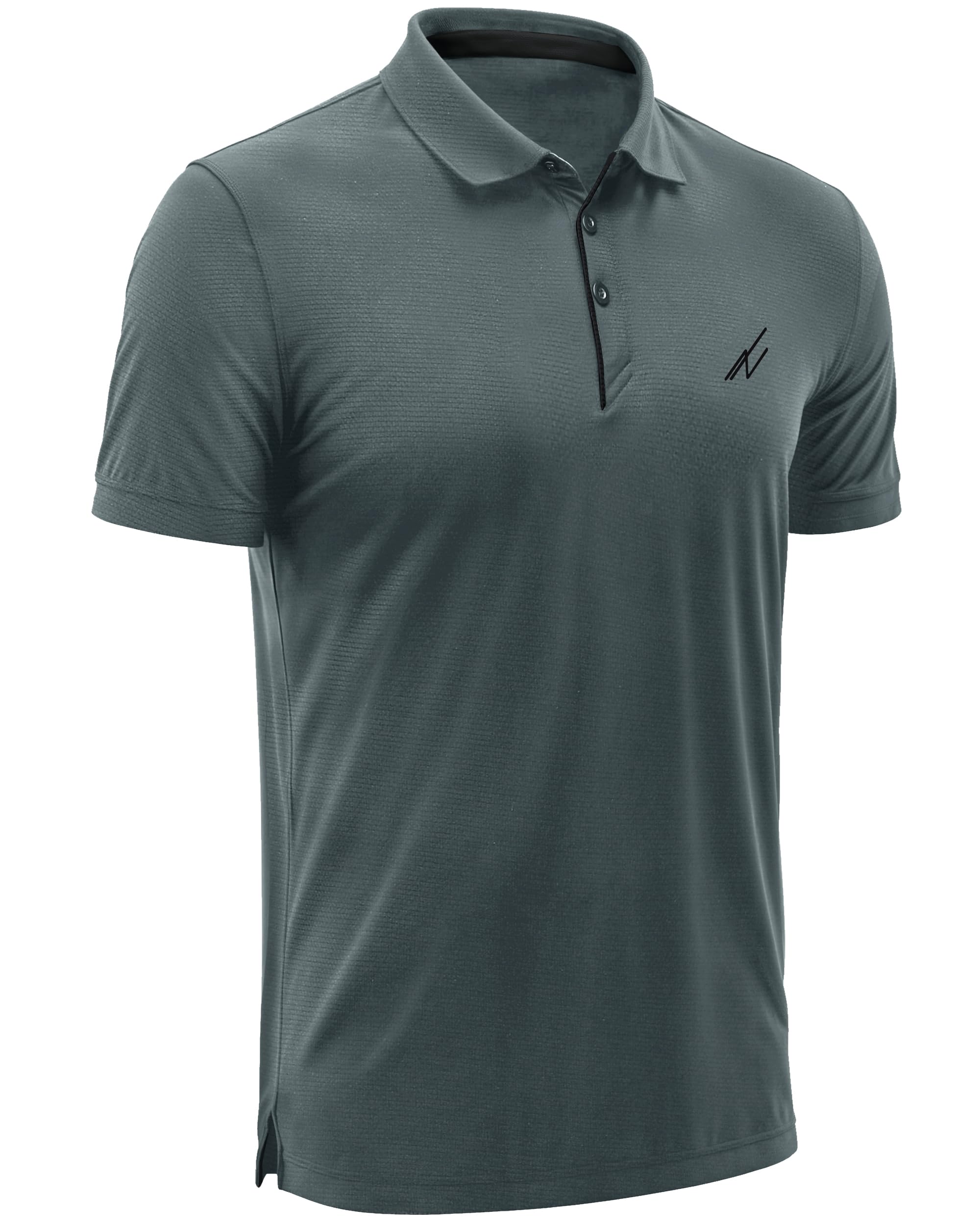 Golf Polo Shirt Regular Fit Moisture Wicking Quick Dry Performance Short Sleeves Polo