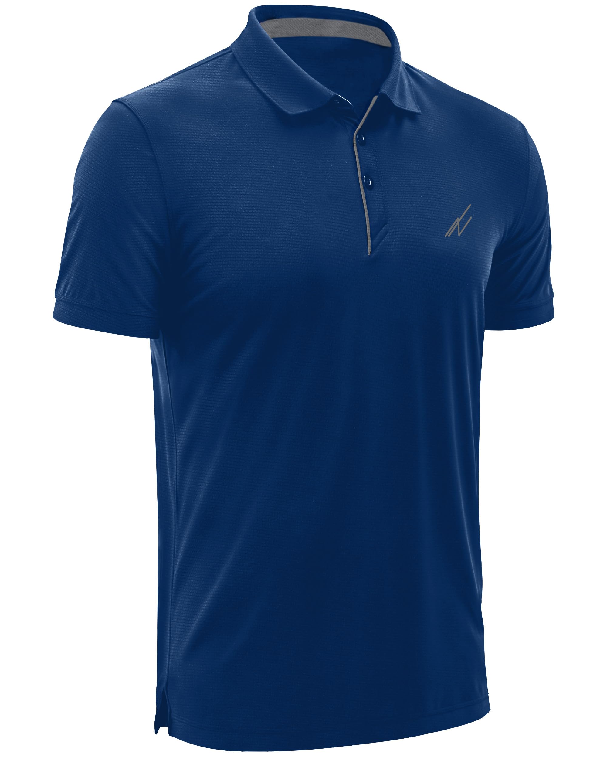 Golf Polo Shirt Regular Fit Moisture Wicking Quick Dry Performance Short Sleeves Polo