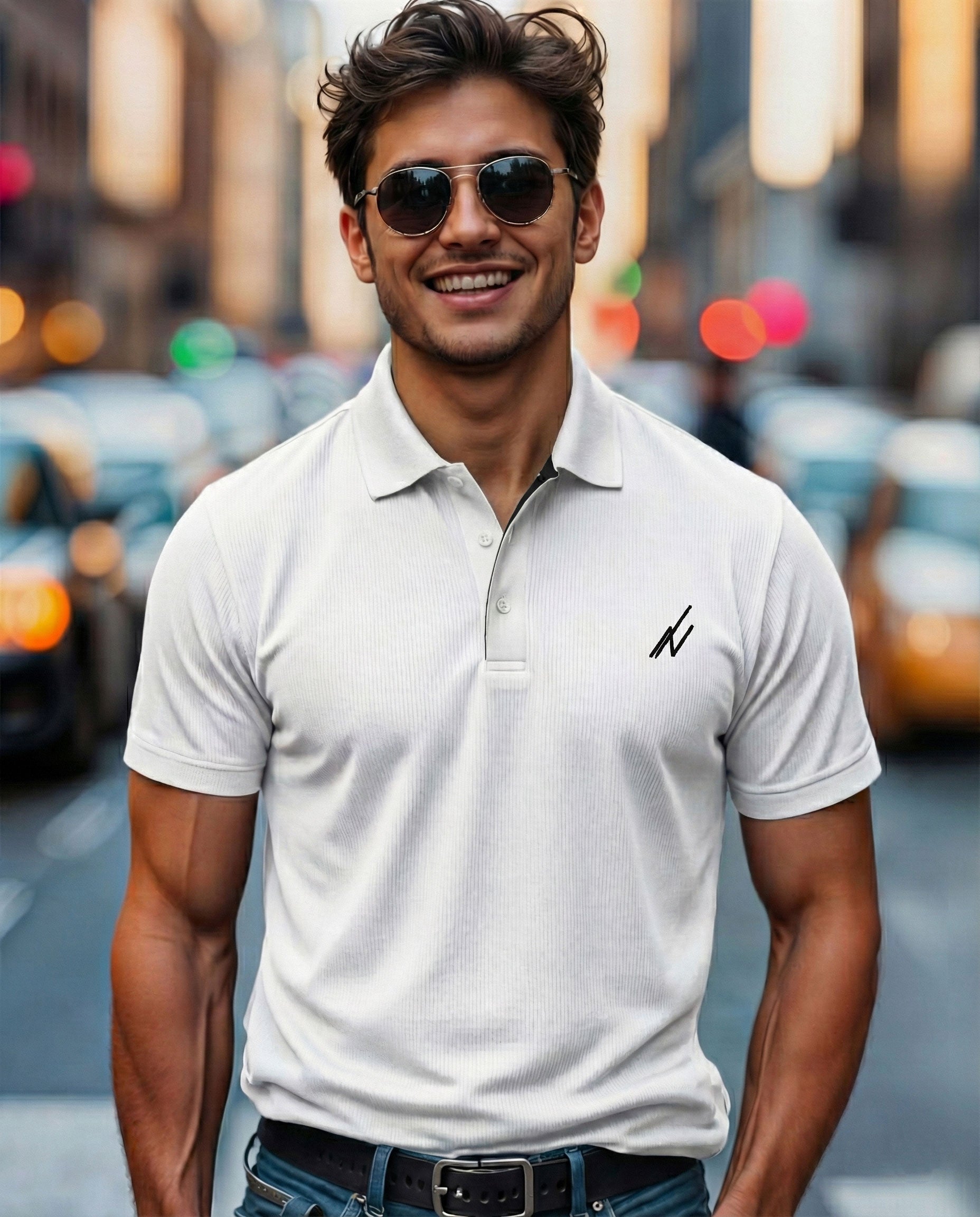 Golf Polo Shirt Regular Fit Moisture Wicking Quick Dry Performance Short Sleeves Polo